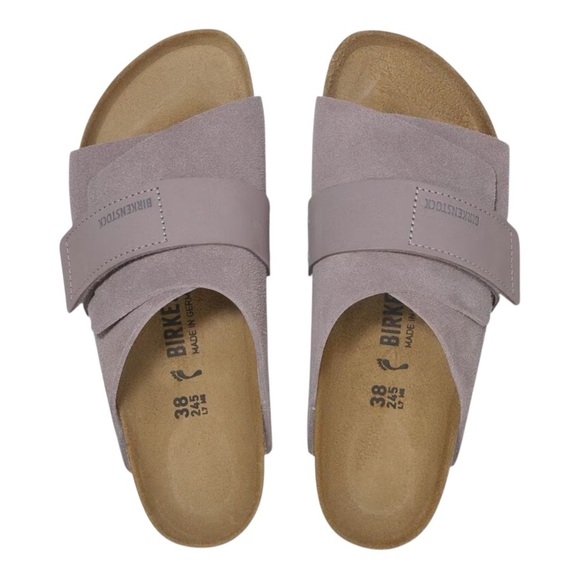 Birkenstock Mauve Suede Sandals - Picture 2 of 6
